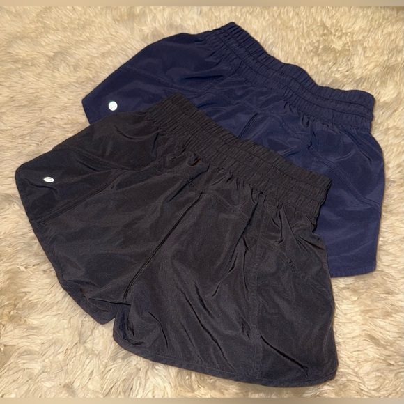 lululemon athletica Pants - Lot of 2 Lululemon Hottie Hot Shorts 2.5” - Size 6